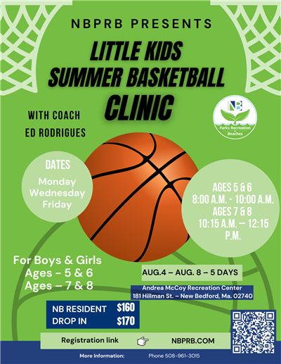Little Kids Summer Basketball Clinic 2025